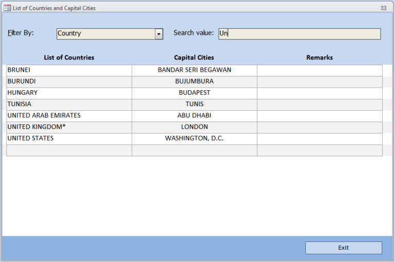 MS Access: Search As You Type - Multi Fields - Microsoft Access Programs