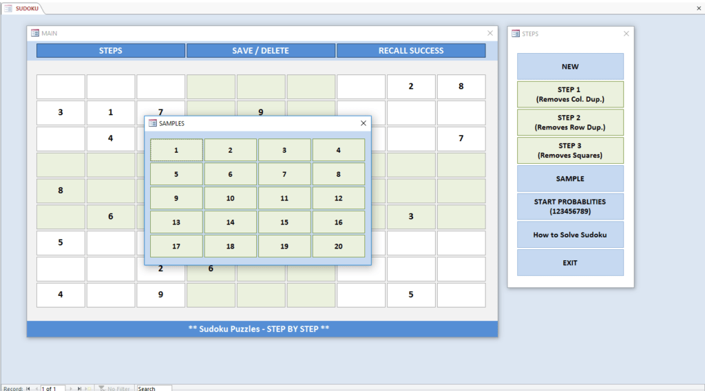 Solve Sudoku Puzzles using Excel Macros - Excel Games